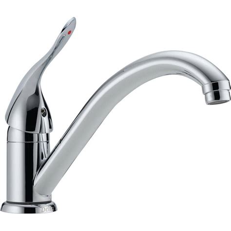 There is no indicTor. . Home depot faucet